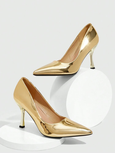 Scarpe donna oro metallizzato