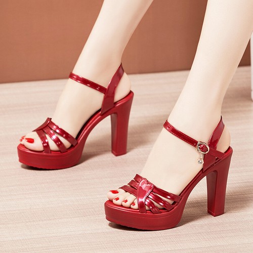 Sandali donna plateau tacco - , a