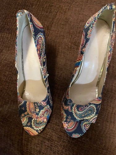 Scarpe donna tacco stampa - scarpe,,
