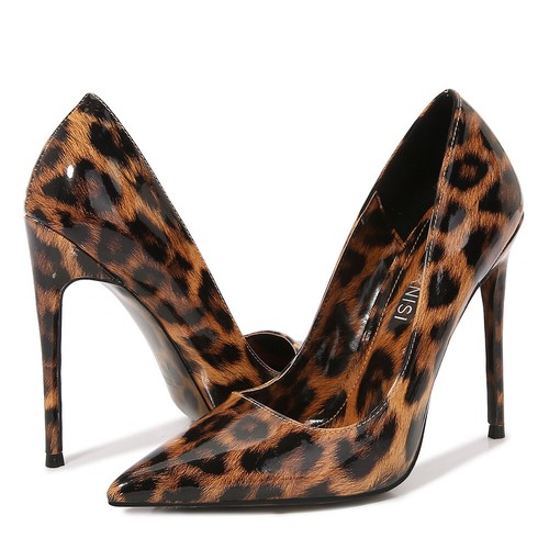 Scarpe leopardate uomo tacco - , a