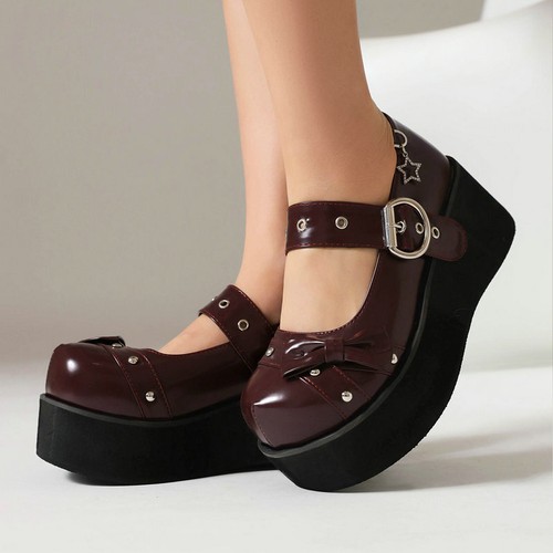 Scarpe donna fiocco lolita - scarpe,