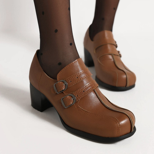 Scarpe donna pelle cintura - scarpe,
